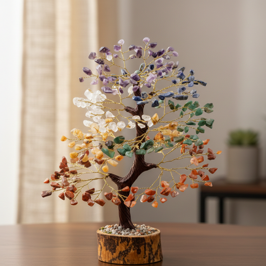 High-quality original 7 Chakra gemstone tree for attracting money and good luck