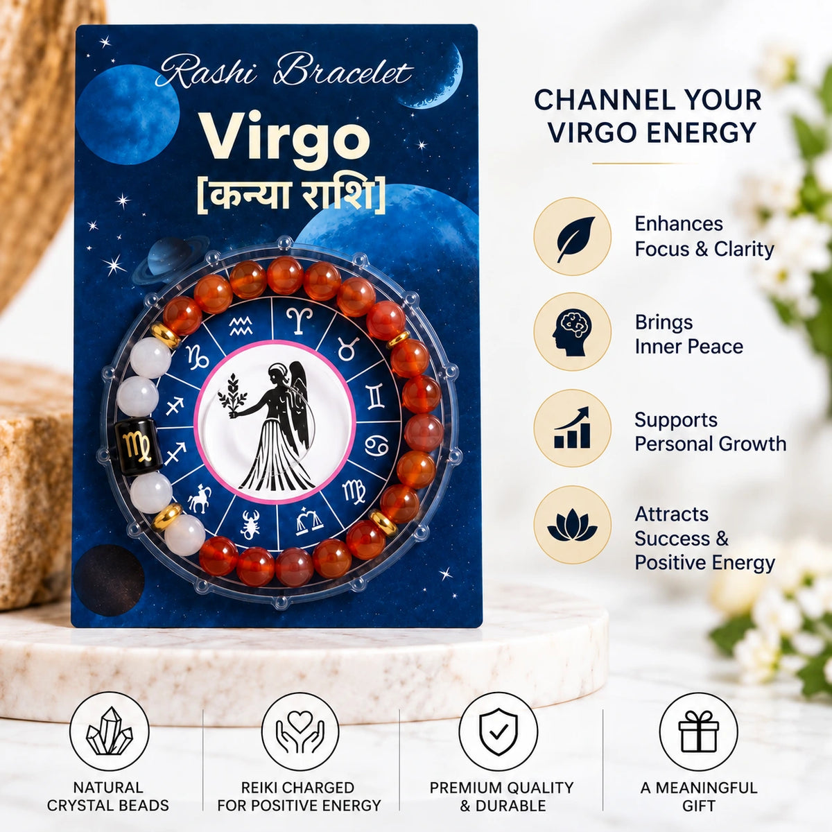 Virgo Zodiac Bracelet