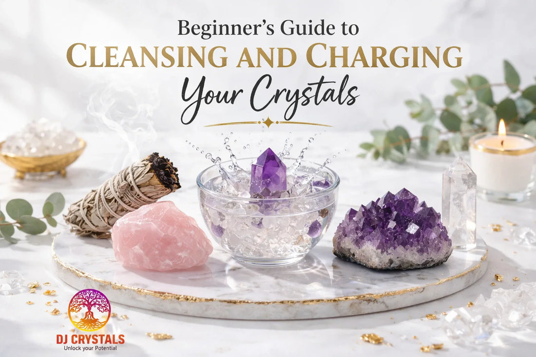 Beginner’s Guide to Cleansing and Charging Your Crystals