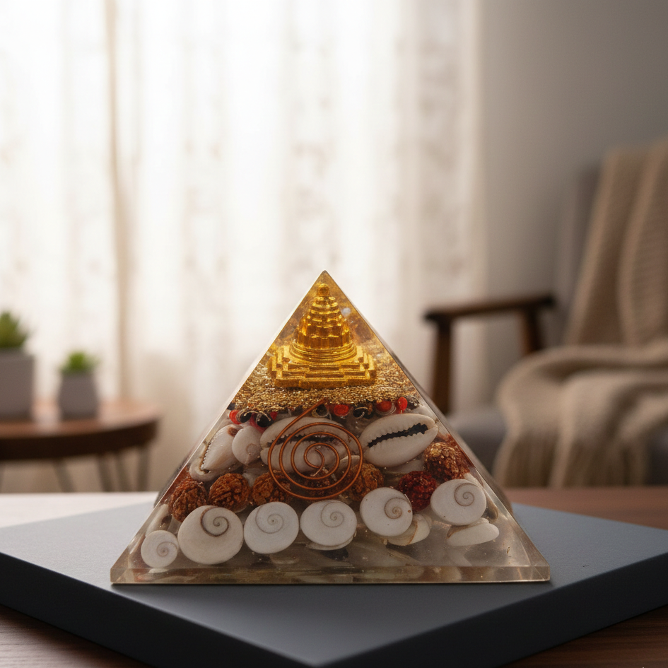 Lakshmi Pyramid for Wealth & Prosperity APX 90mm