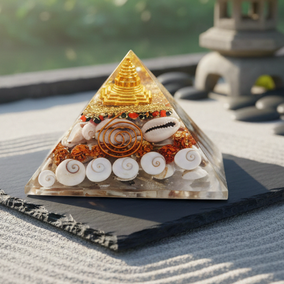 Lakshmi Pyramid for Wealth & Prosperity APX 90mm