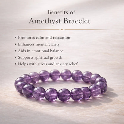 Benefits of Amethyst Bracelet – Healing Crystal Jewelry Premium