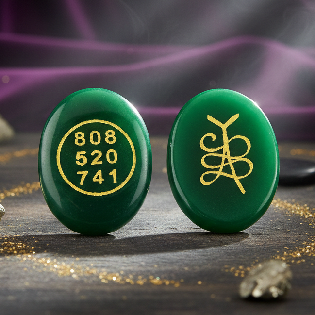 Natural Green Jade Zibu coin for attracting luck and prosperity