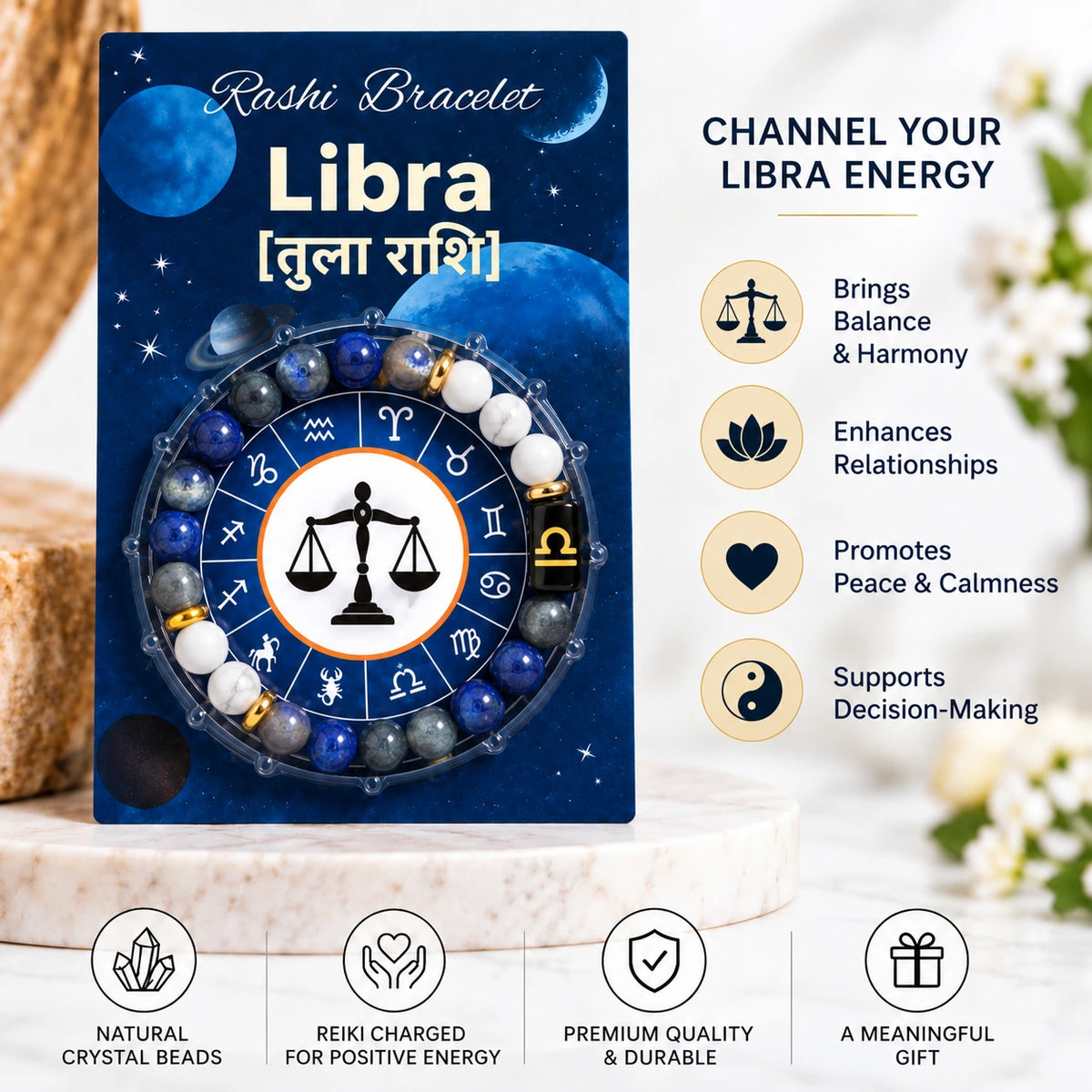Libra Zodiac Bracelet