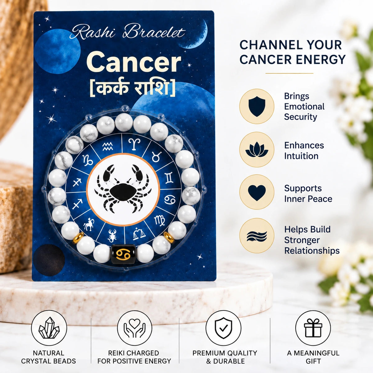Cancer Zodiac Bracelet