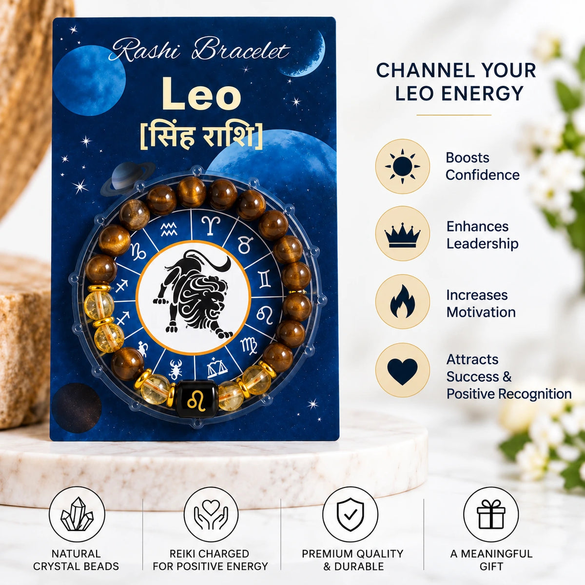 Leo Zodiac Bracelet