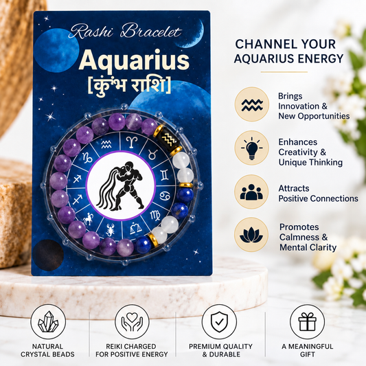 Aquarius Zodiac Bracelet